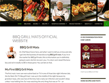 Tablet Screenshot of bbqgrillmats.com